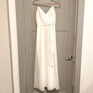 White Long Formal Dress